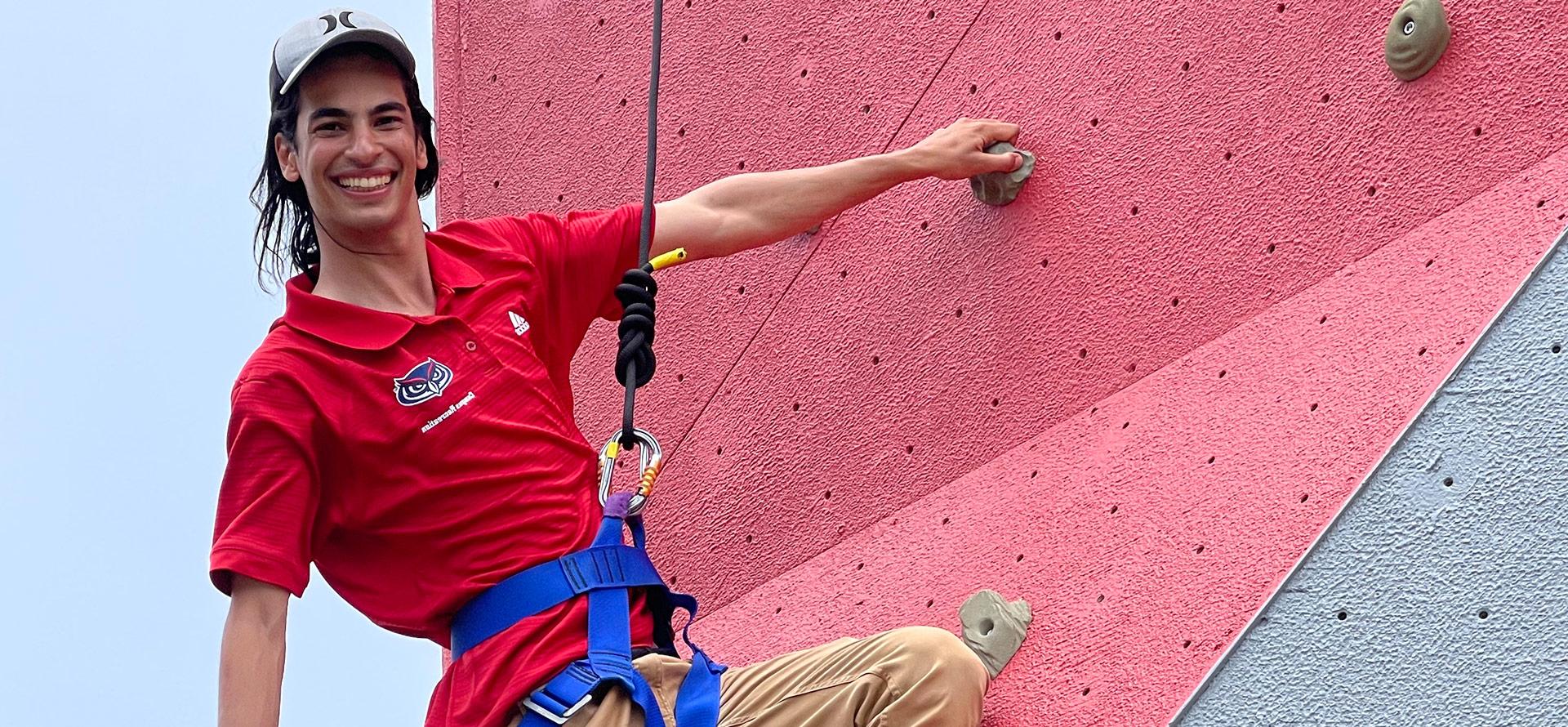 Campus rec Climbing Wall